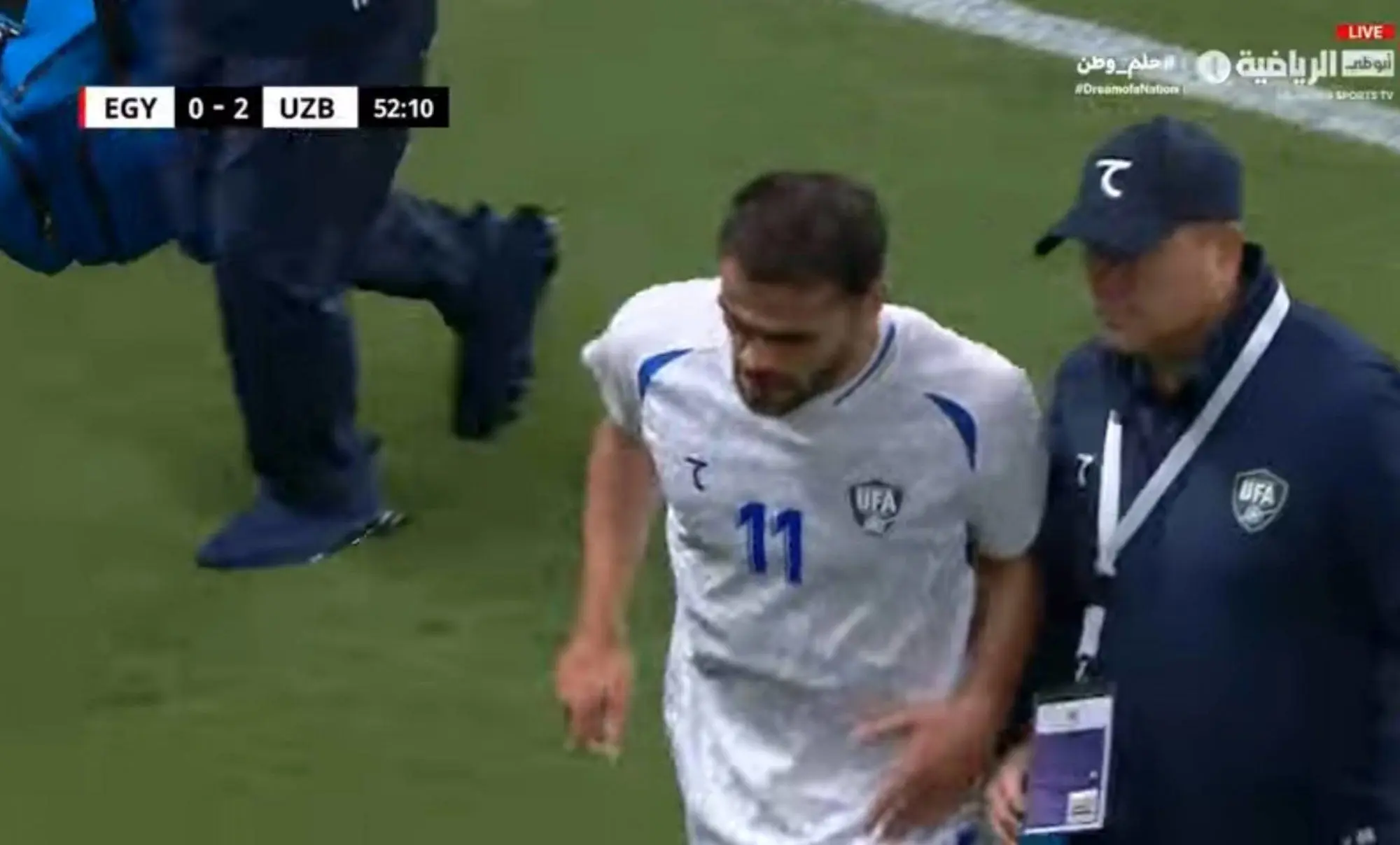 آخرین وضعیت اورونوف بعد از مصدومیت مقابل مصر