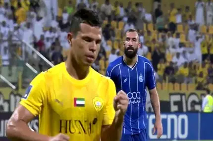 ببینید؛ گل چهارم الوصل به استقلال توسط فابیو لیما - پنالتی دقیقه ۵۷