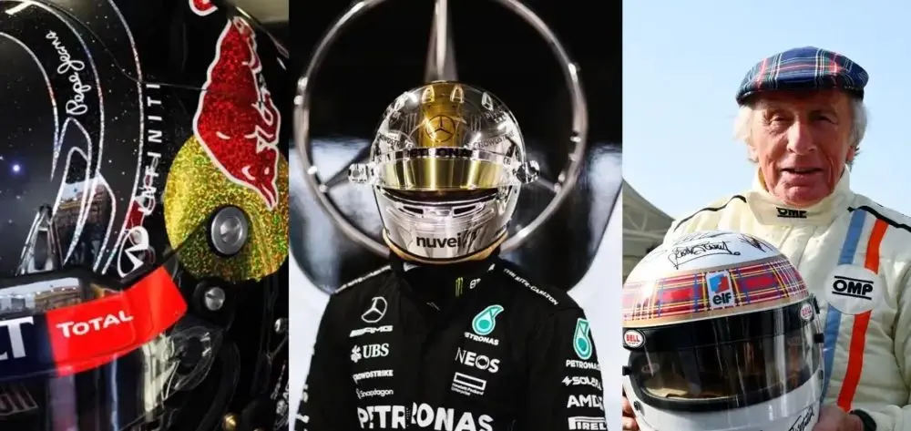 تاریخچه شگفت‌انگیز کلاه‌های ایمنی خاص در فرمول یک؛ از ایمنی تا استایل!