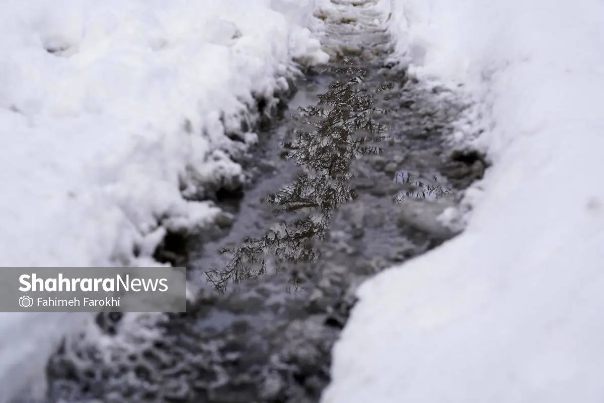 تصاویر؛ طبیعت زمستانی روستای کنگ 23
