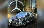مرسدس بنز آینه‌ای؛ تلاقی شکوه و ویرانی در 12 هزار قطعه