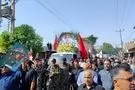 تشییع پیکر شهید غلامعلی رشید در دزفول