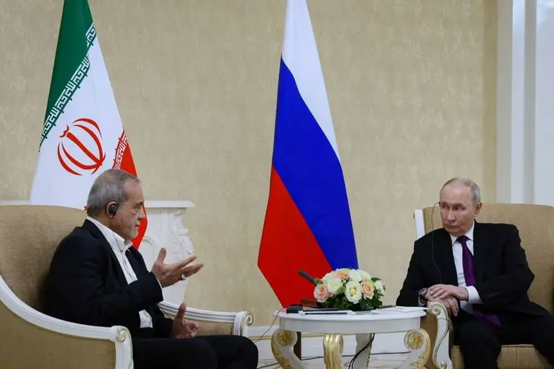 دیدار پزشکیان و پوتین