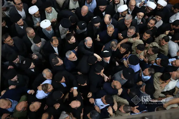 تصاویر؛ مراسم ترحیم همسر آیت الله سیستانی