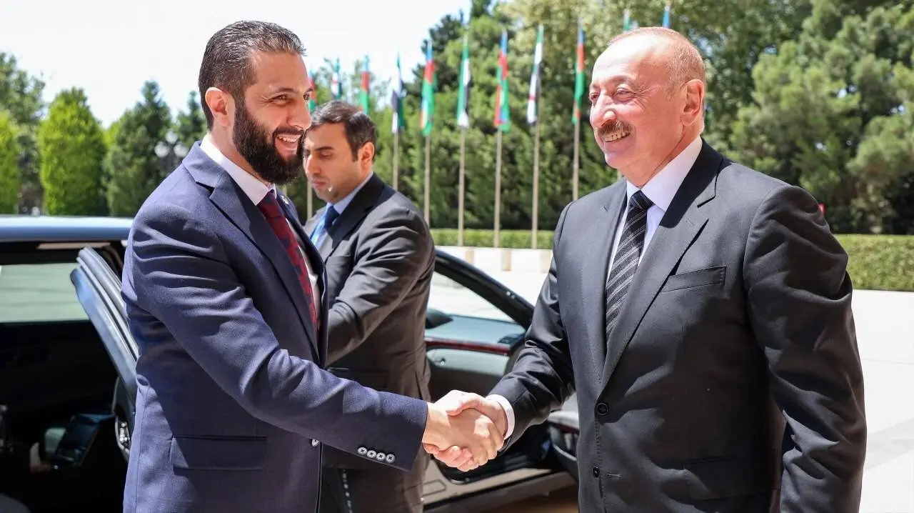 جزئیات دیدار «جولانی» با «الهام علی‌اف» در باکو