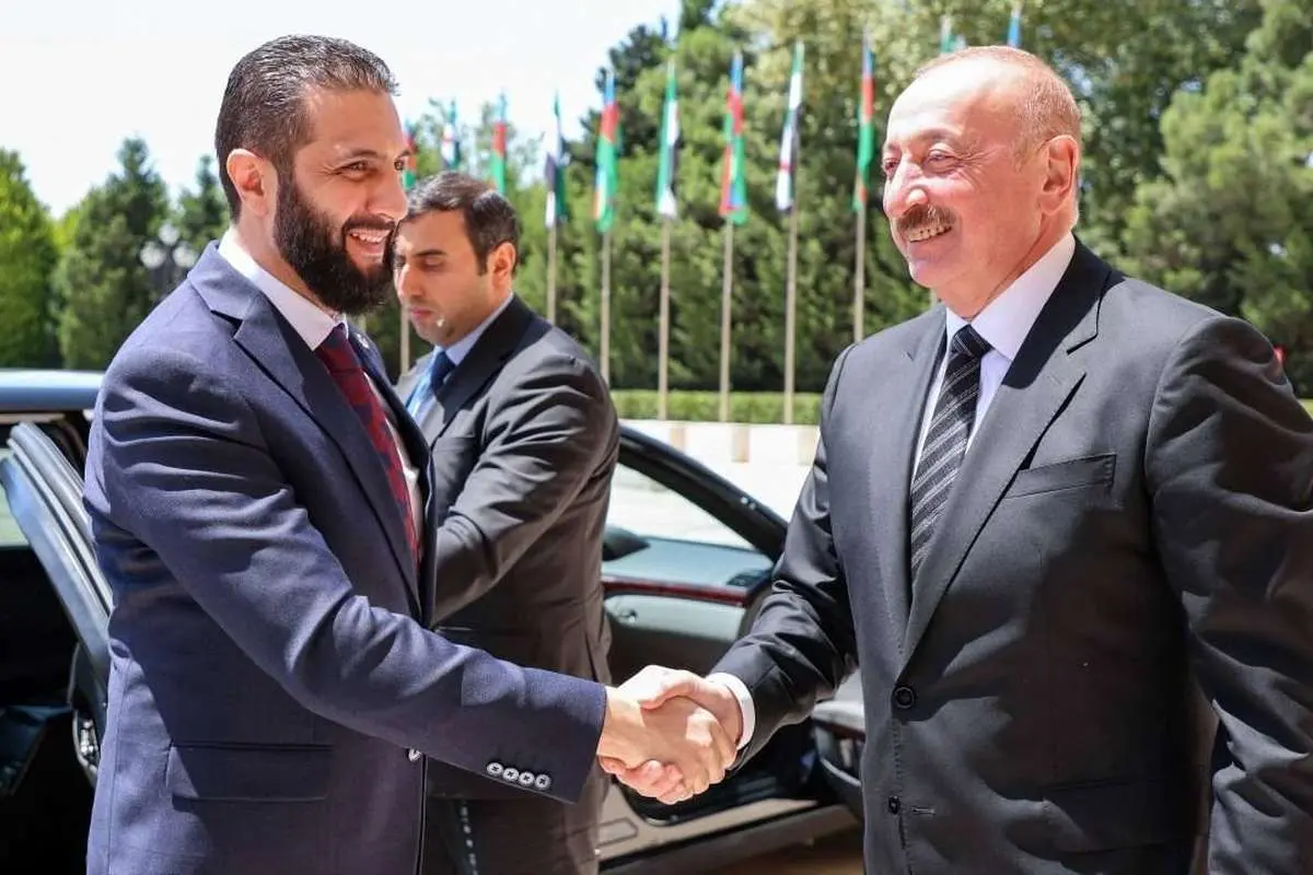 جزئیات دیدار «جولانی» با «الهام علی‌اف» در باکو