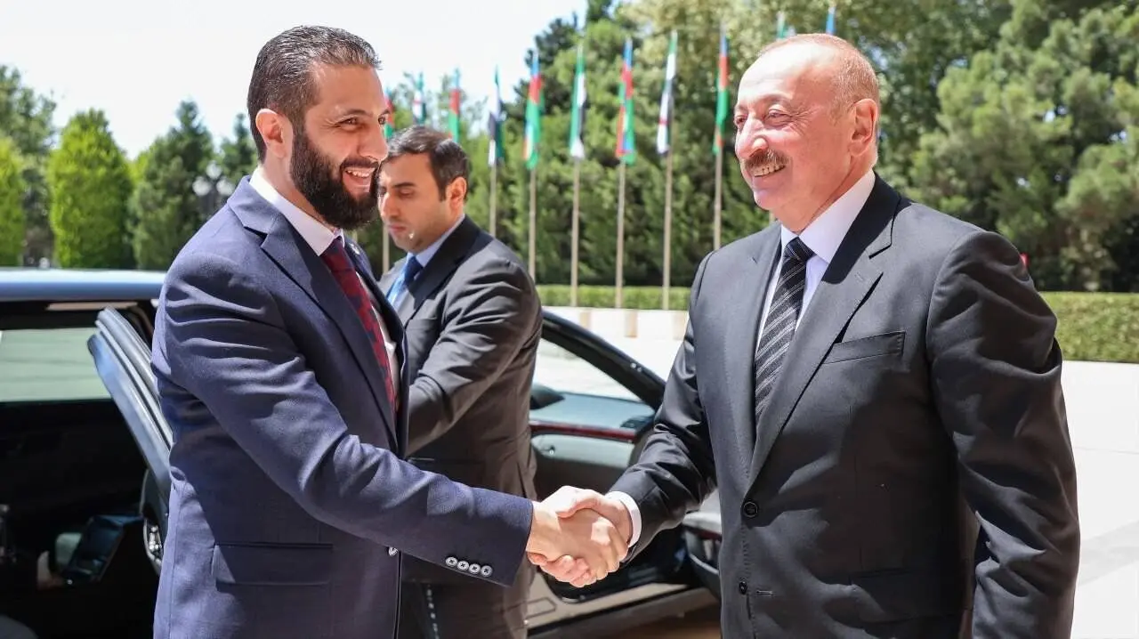 جزئیات دیدار «جولانی» با «الهام علی‌اف» در باکو