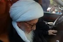 تصاویری از آیت‌الله وحید خراسانی پس از شایعه درگذشت
