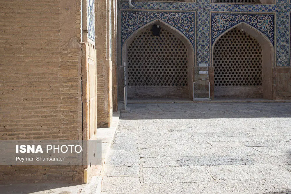 تصاویر؛ فرونشست در مسجد جامع اصفهان 36