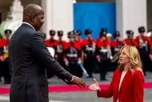 اختلاف قد چشمگیر جورجیا ملونی با رئیس‌جمهور موزامبیک سوژه داغ رسانه‌ها شد