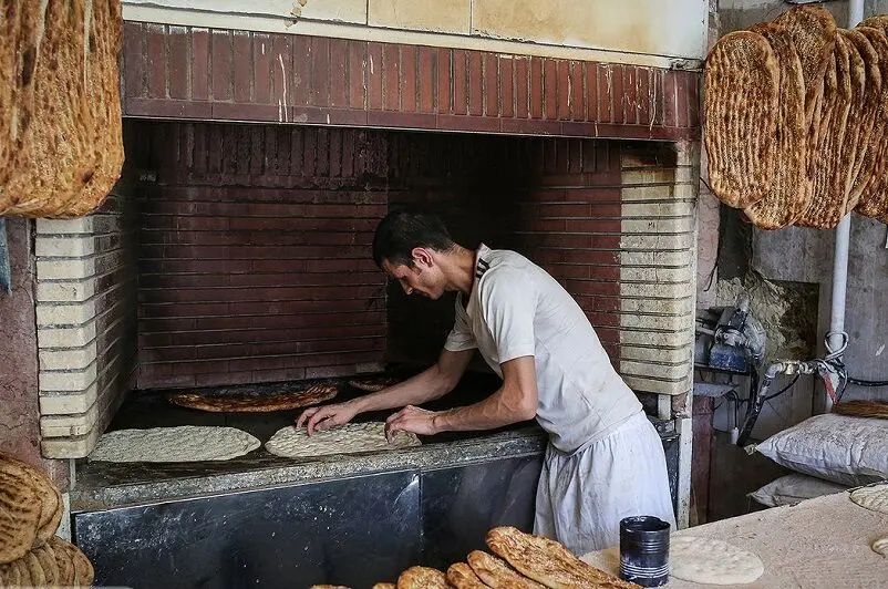 تاثیر خروج اتباع در مصرف نان‌