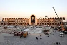 تصاویر؛ آماده‌سازی محل مراسم وداع با پیکر رهبر شهید انقلاب
