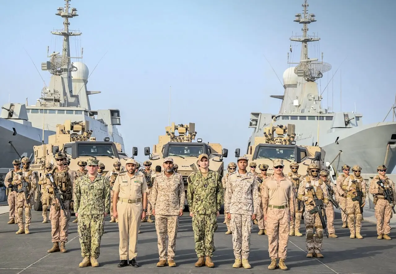 رزمایش مشترک عربستان و آمریکا در جده 