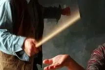 چوب الف را غلاف کنید
