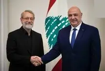 برخورد تند رئیس جمهور لبنان با لاریجانی؟