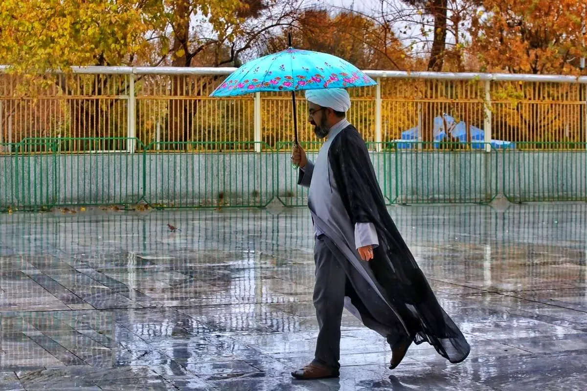 تصاویر؛ قرارِ باران در قم