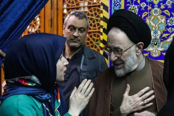 تصاویر؛ مراسم ختم خواهر سید محمد خاتمی 