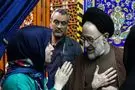 تصاویر؛ مراسم ختم خواهر سید محمد خاتمی 