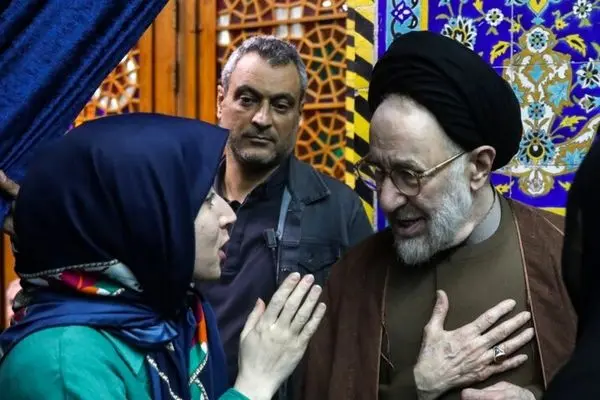 تصاویر؛ مراسم ختم خواهر سید محمد خاتمی 