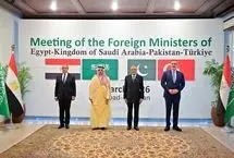 وزیران خارجه ترکیه، مصر، پاکستان و عربستان با یکدیگر دیدار می‌کنند