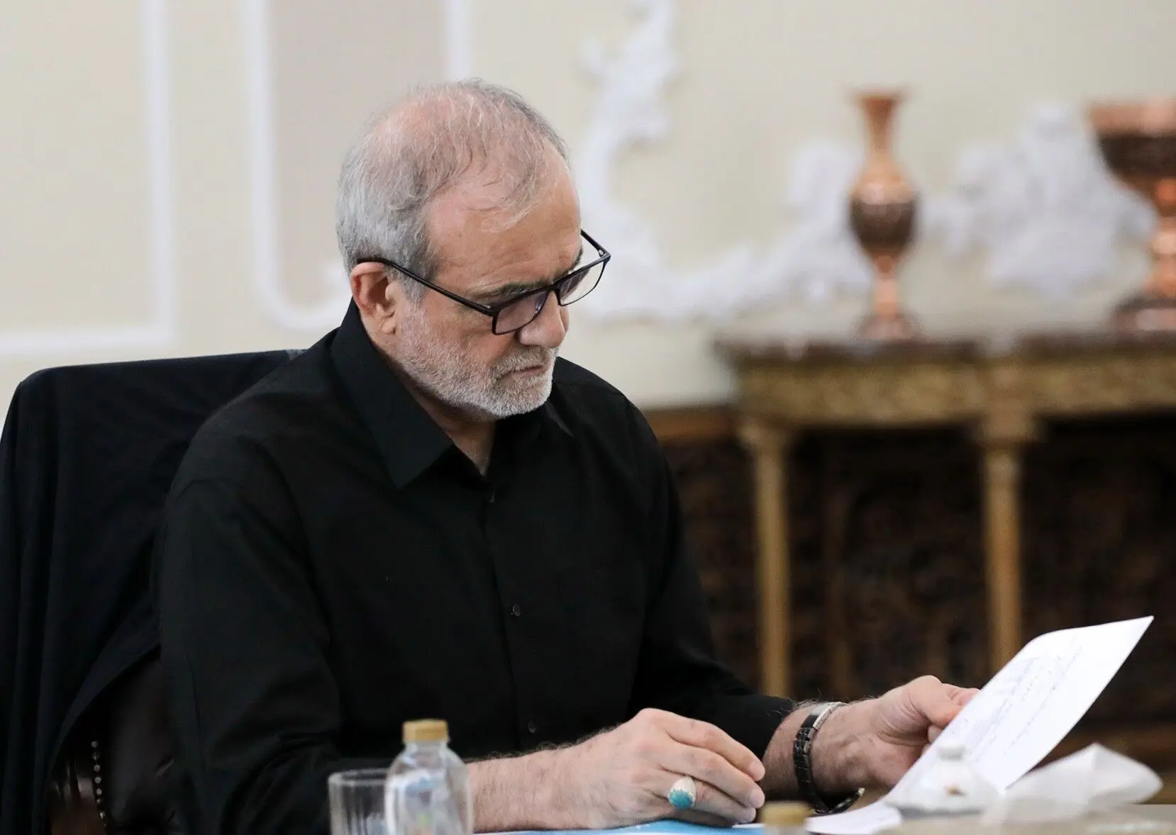 پیام پزشکیان به امیر قطر
