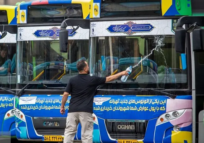 تصاویر؛ اتوبوس‌های تهران برای اربعین به خط شدند