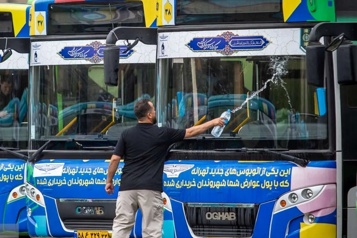 تصاویر؛ اتوبوسهای تهران برای اربعین به خط شدند