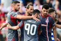 برد پرگل المپیاکوس مقابل سرته در حضور مهدی طارمی