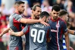 برد پرگل المپیاکوس مقابل سرته در حضور مهدی طارمی