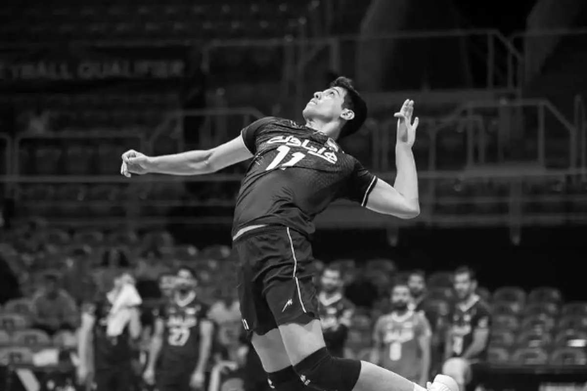 تصویر؛ کار قشنگ ستاره والیبال ایران به یاد صابر کاظمی