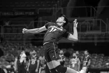 تصویر؛ کار قشنگ ستاره والیبال ایران به یاد صابر کاظمی