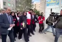 بازدید رئیس کمیته بین‌المللی صلیب سرخ از مناطق آسیب‌دیده تهران