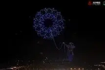 ببینید؛ رکوردشکنی پرواز همزمان ۱۵۹۴۷ پهپاد در آسمان چین