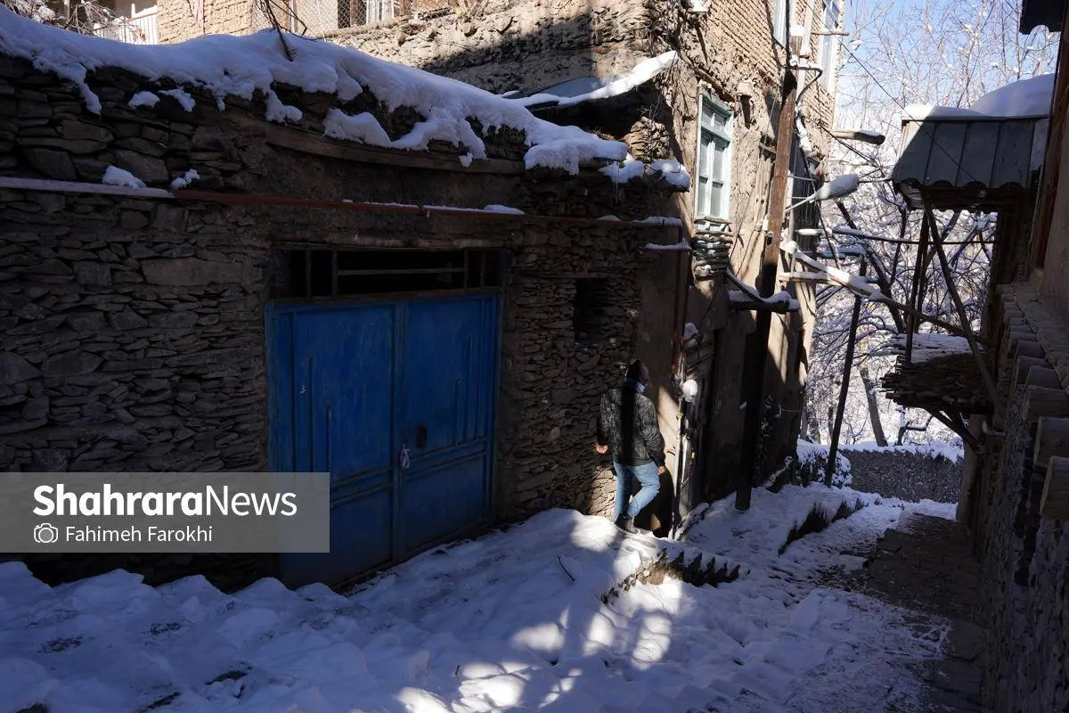 تصاویر؛ طبیعت زمستانی روستای کنگ 20