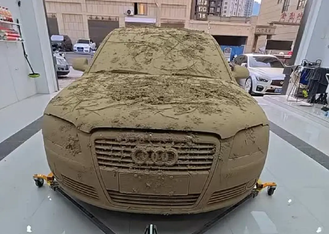 جان دوباره یک آئودی گل‌آلود