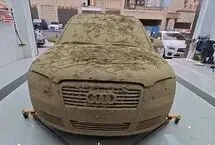 جان دوباره یک آئودی گل‌آلود