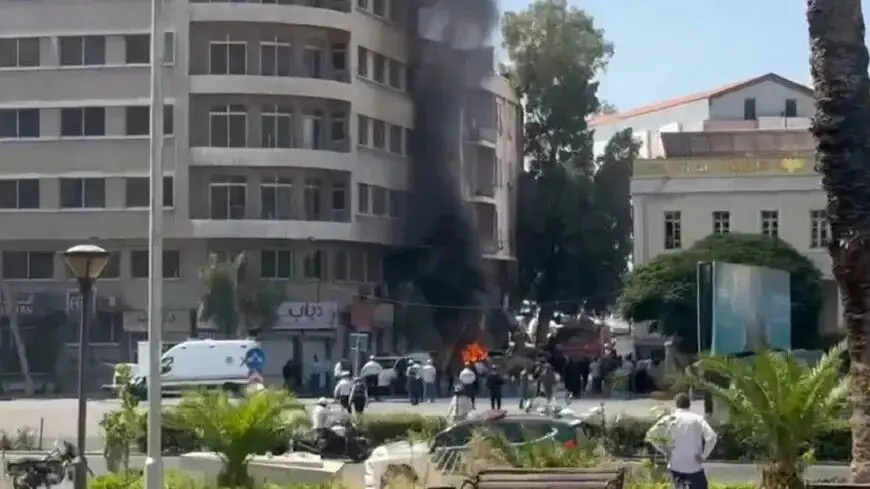توضیحات دمشق درباره وقوع انفجارها همزمان با سفر ماکرون