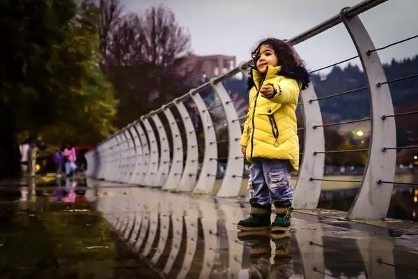 تصاویر؛ خرم‌آبادی‌ها خُرَم از بارش باران