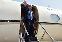 استقبال از شهباز شریف با اسکورت جنگنده‌های قطری