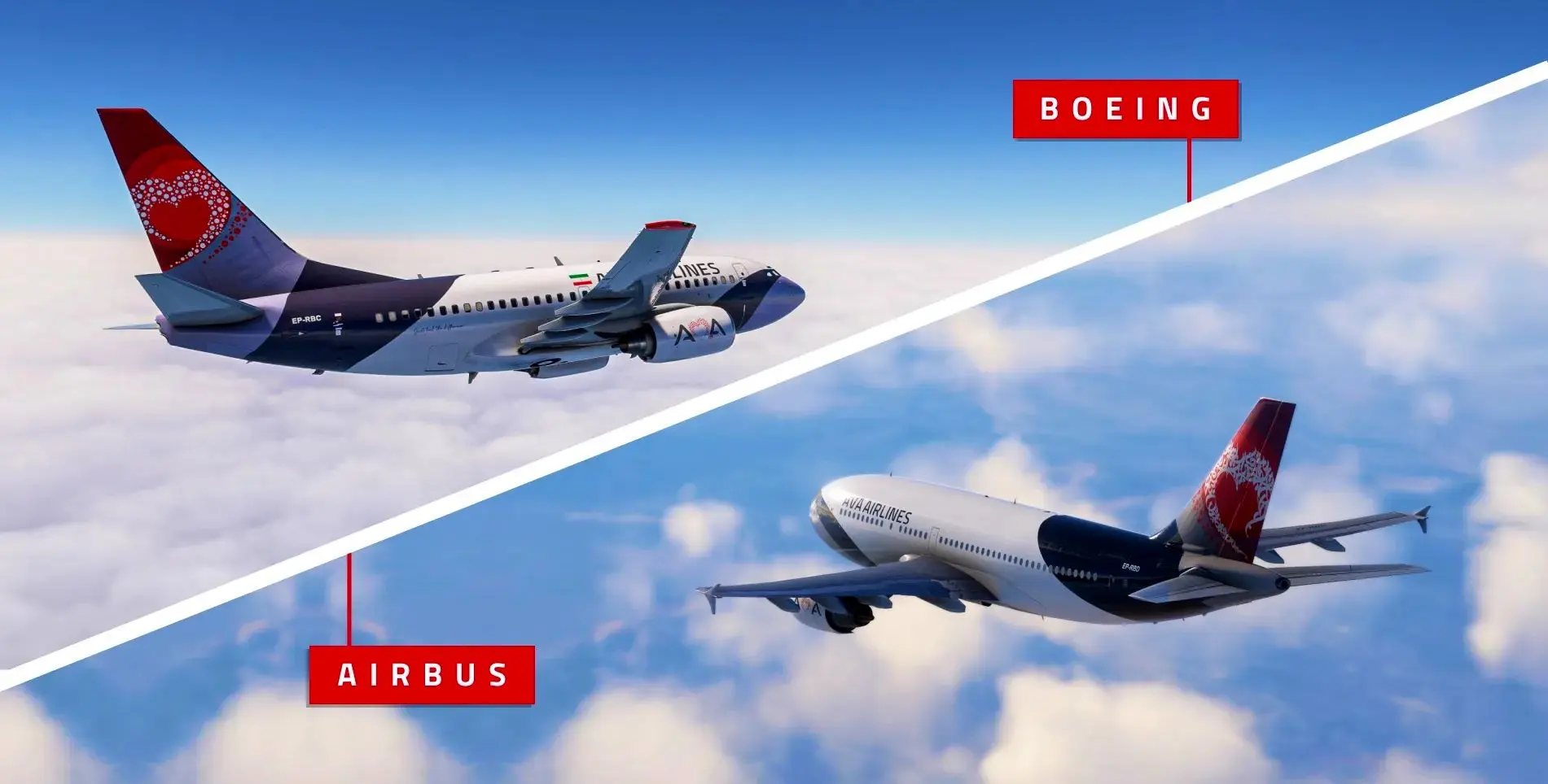 چگونه ایرباس و بوئینگ را در یک نگاه تشخیص دهیم؟