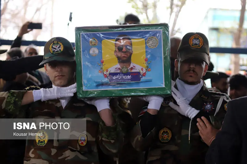 تشییع پیکر مطهر ۴ شهید «ناو دنا»۱۴