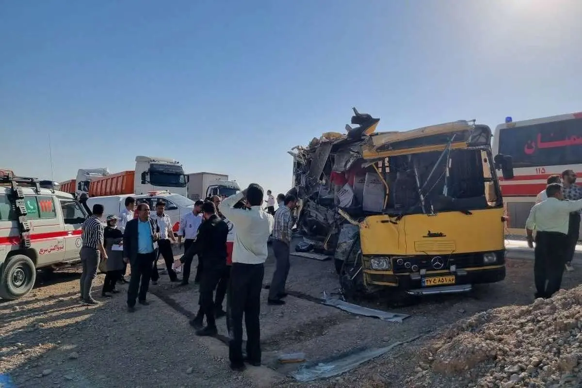 اسامی فوتیهای حادثه اتوبوس دانشجویان سمنان