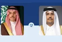 تأکید وزرای خارجه قطر و عربستان بر پایبندی ایران و آمریکا بر آتش‌بس