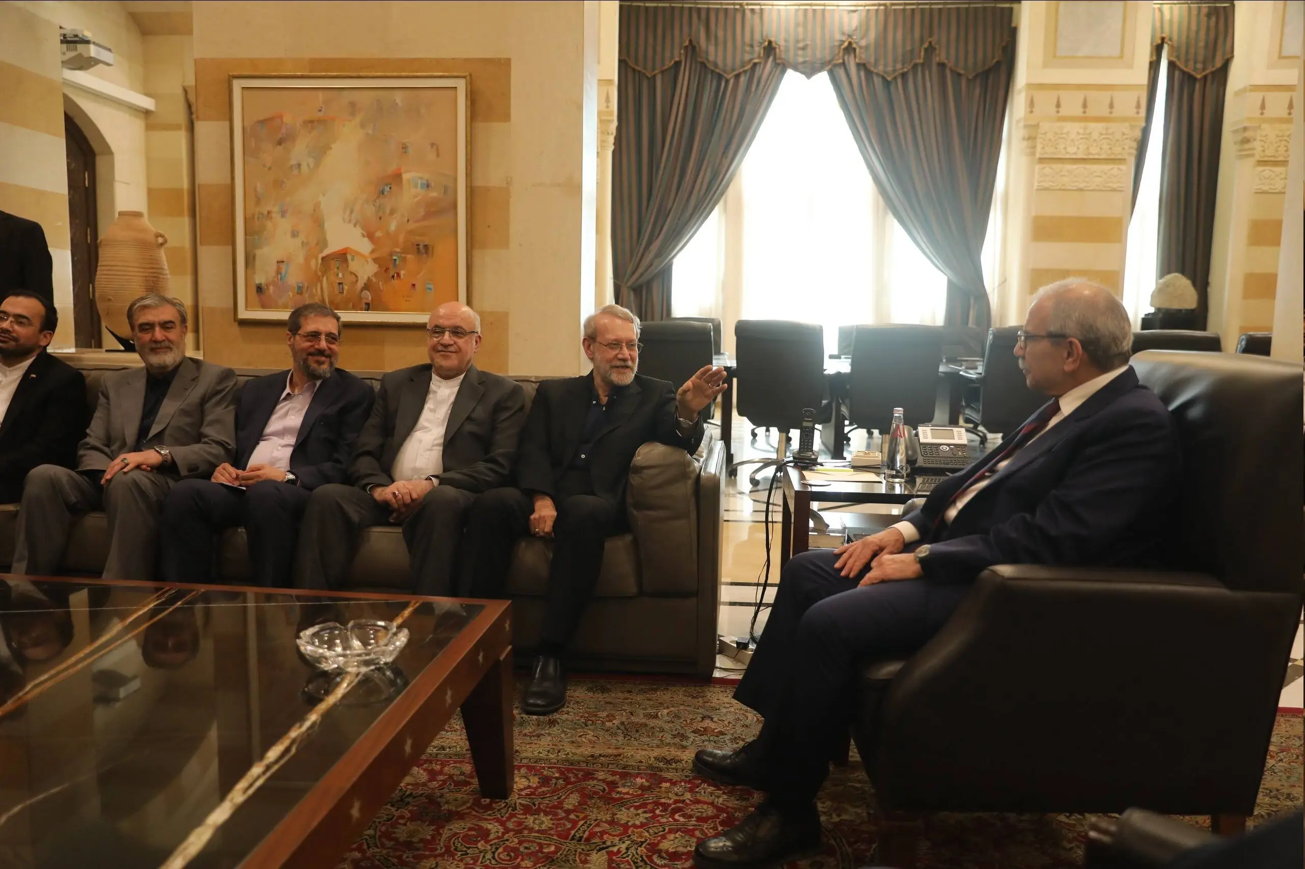 تصاویر پربازدید از دیدار لاریجانی با نخست وزیر لبنان