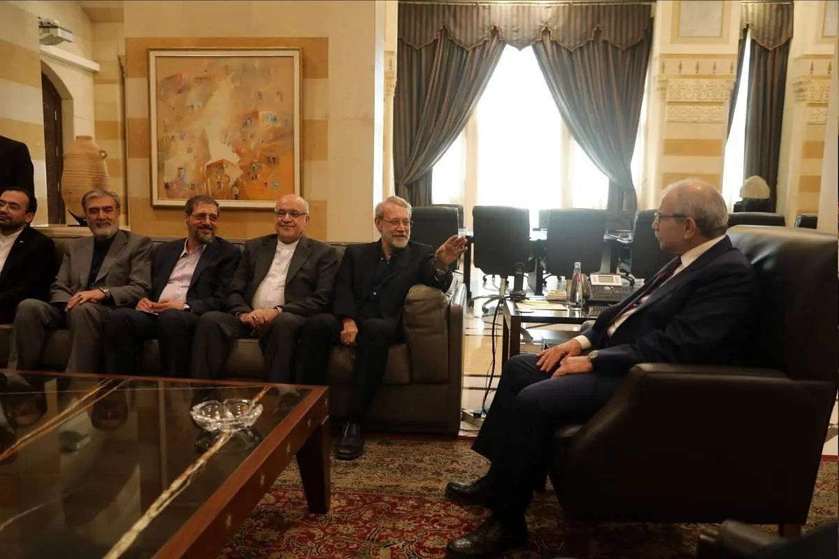 تصاویر پربازدید از دیدار لاریجانی با نخست وزیر لبنان