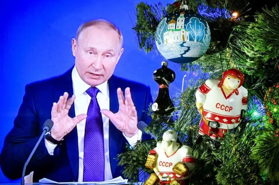 تبریک متفاوت کریسمس: همه بدبختی‌ها به خاطر پوتین است، لعنتی!