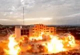 ببینید؛ لحظه هدف قرار گرفتن دانشگاه اسلامی غزه