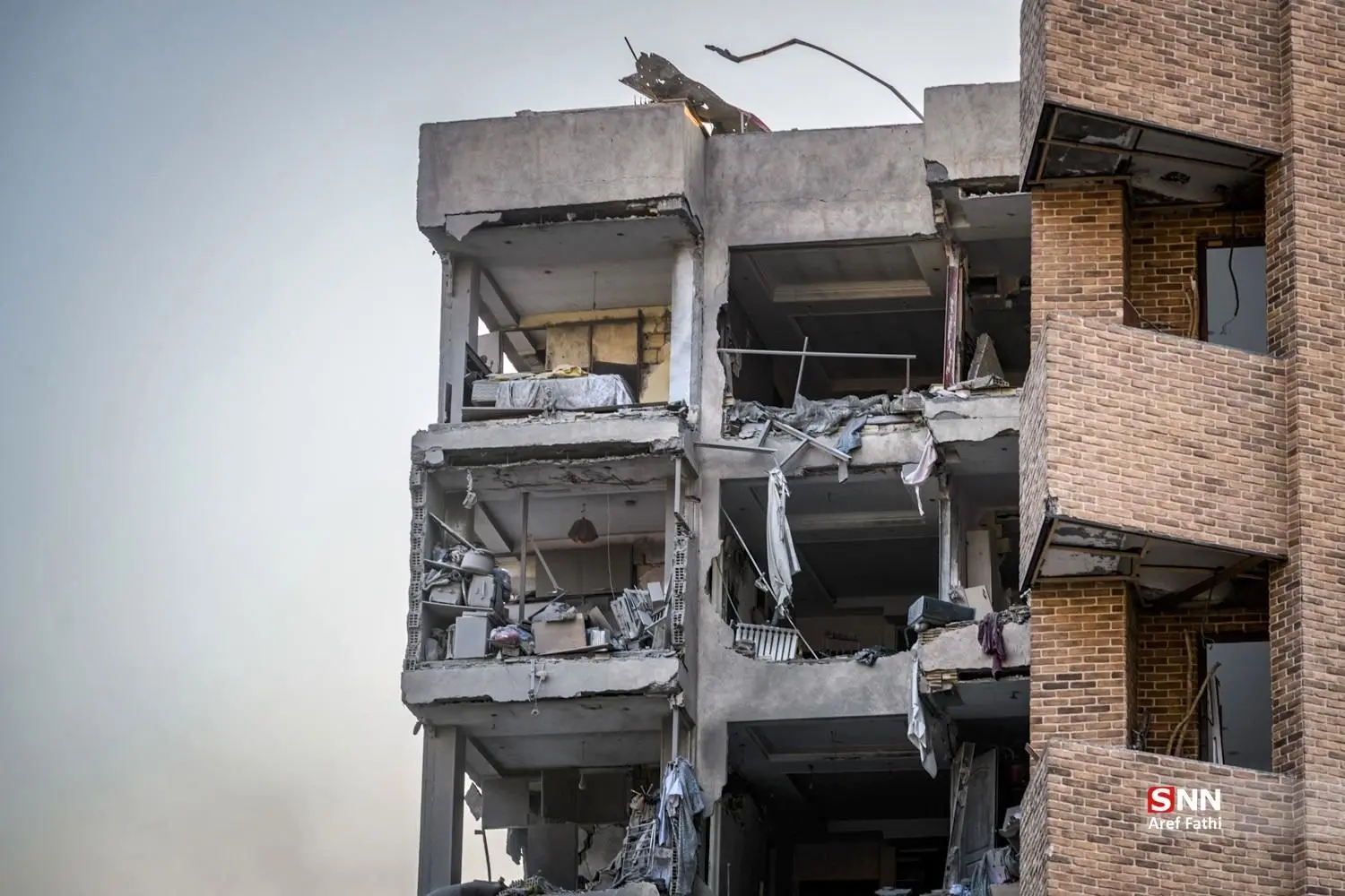 تصاویر؛ حملات موشکی به محمدشهر کرج