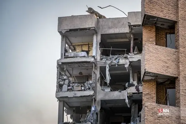 تصاویر؛ حملات موشکی به محمدشهر کرج