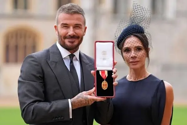 دیوید بکهام شوالیه شد